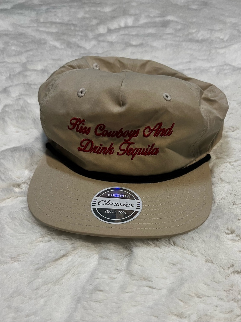NWT KBETHOS KISS Cowboys Drink Tequila Hat